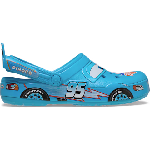 Crocband Lightning Mcqueen Dinoco Clog